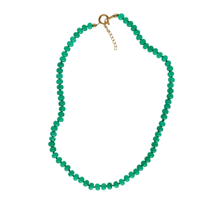 18" Jaded Candy Beaded Necklace
