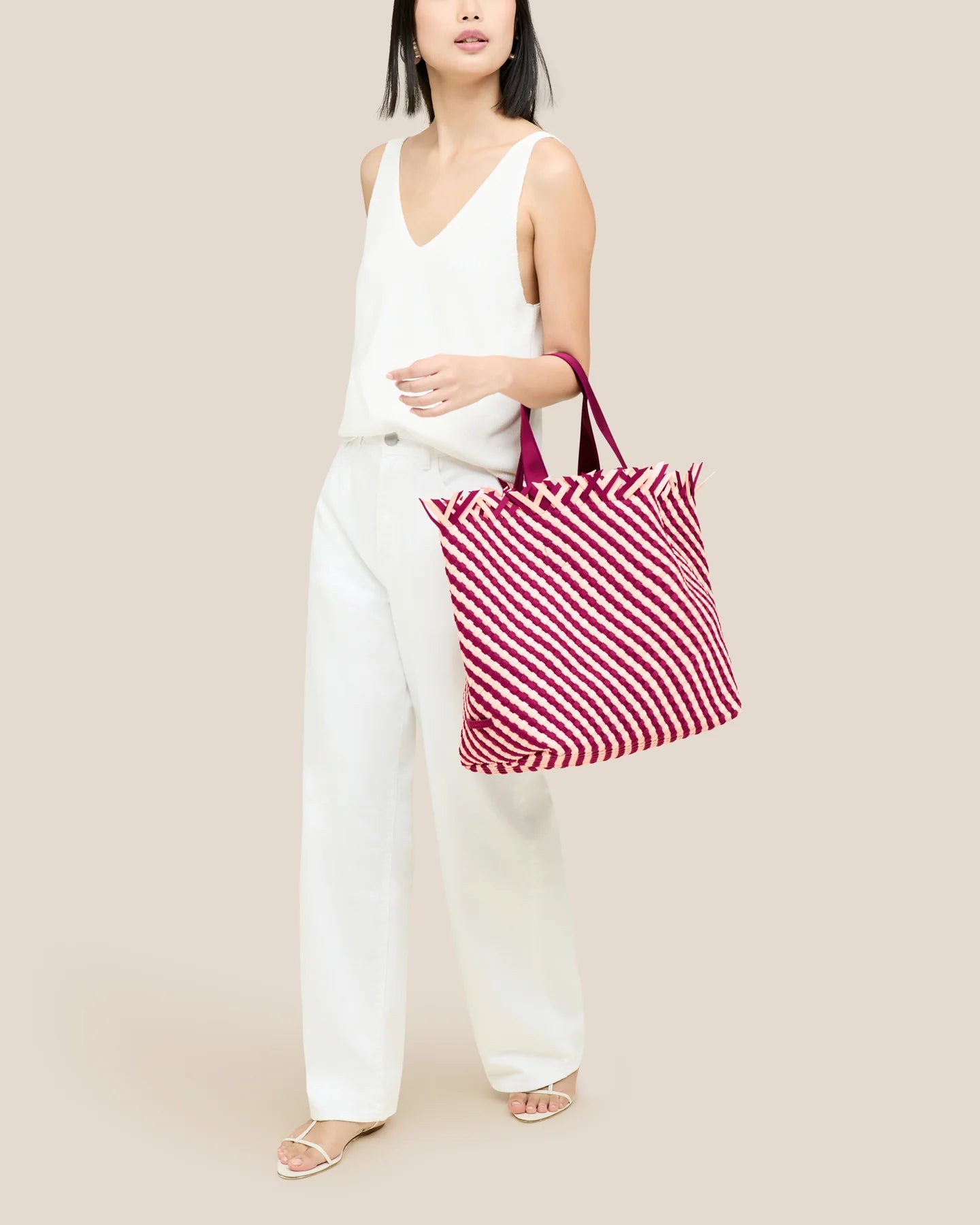 Naghedi NYC Jaipur Havana Large Tote – Coastal Closet