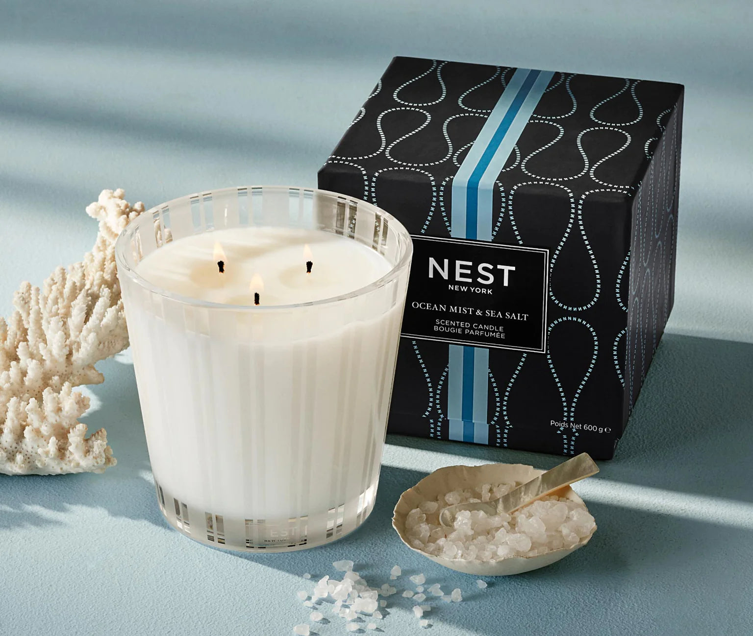 Nest 3Wick Candle choose your scent Coastal Closet