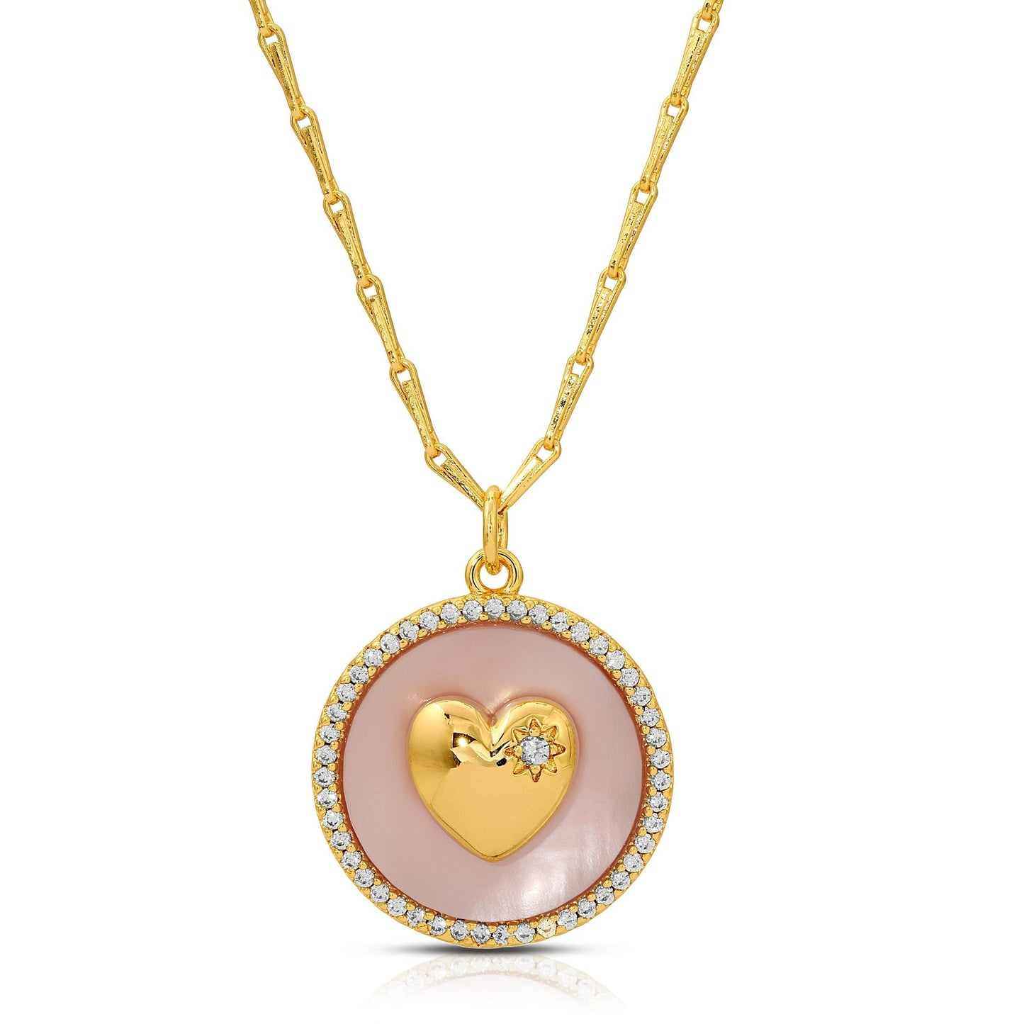 Lover Stone Inlay Necklace