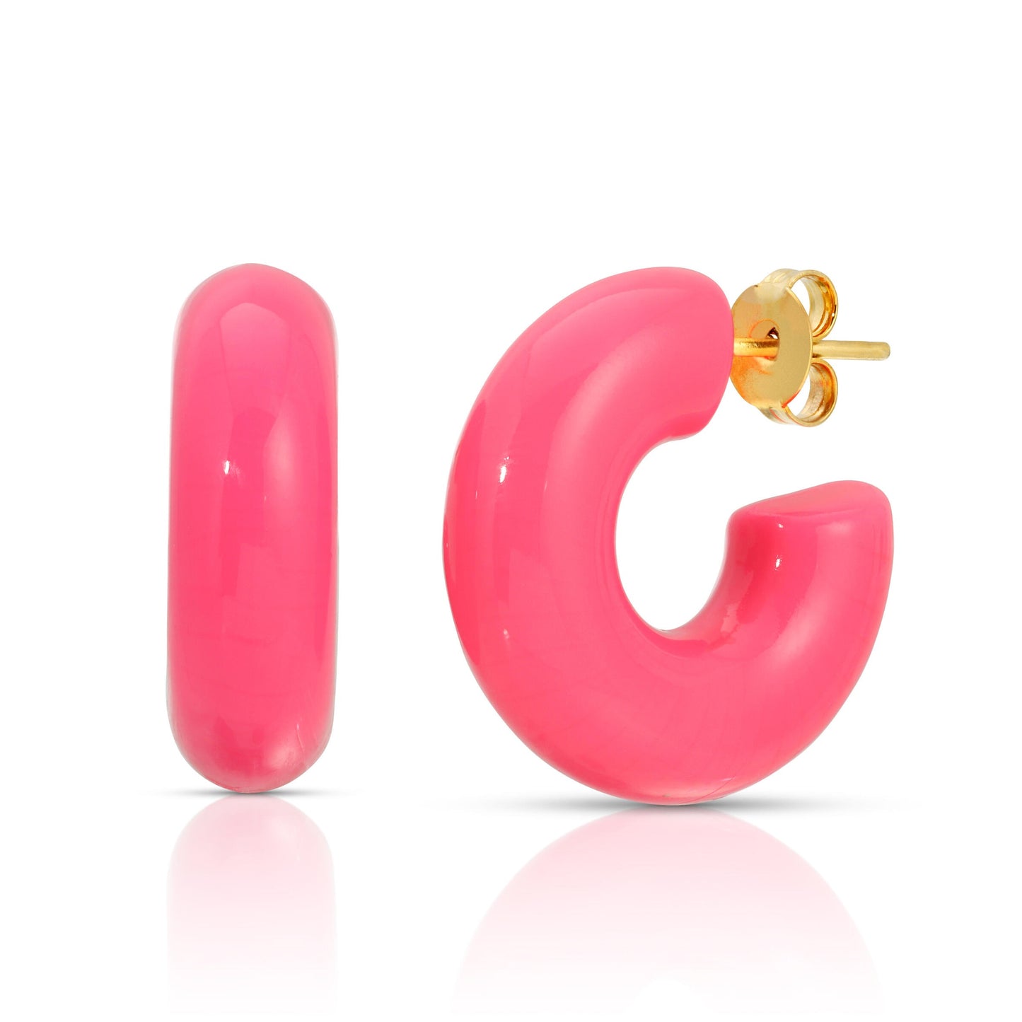 Shine Bright Midi Hoop Earrings