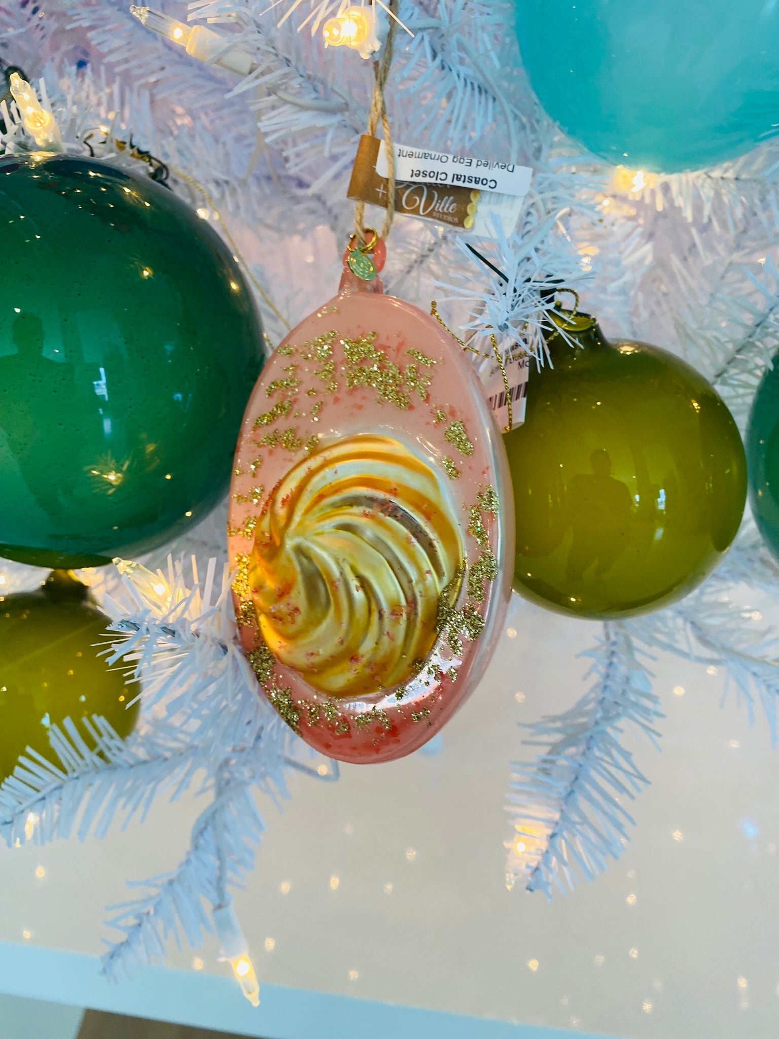 Deviled Egg Ornament Coastal Closet