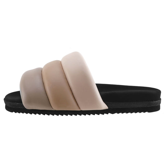 Roam Nudes Puffy Slide Sandals