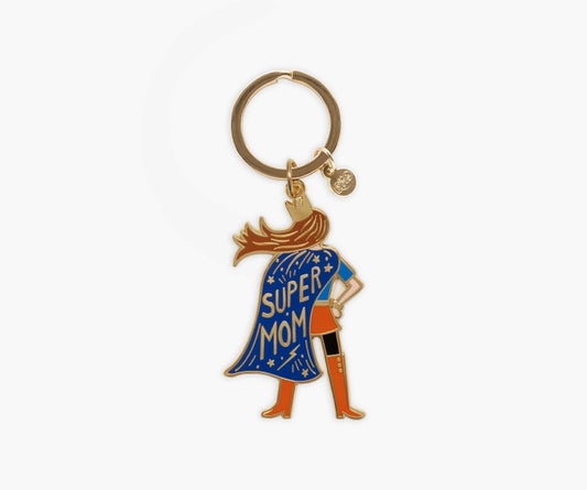 Soaring Super Mom Keychain