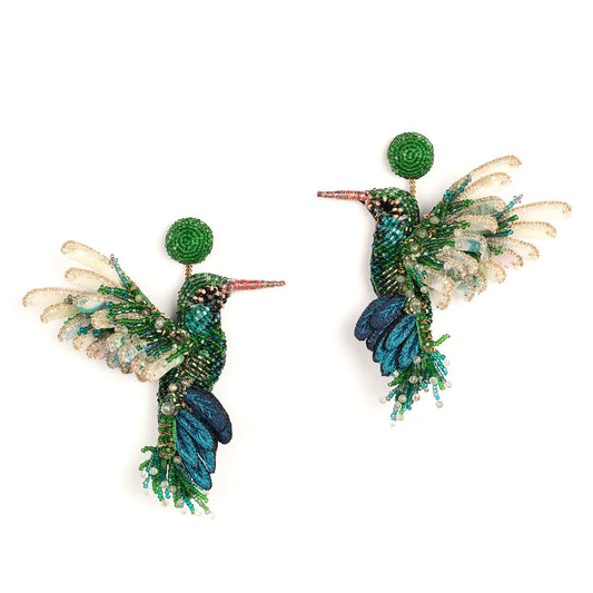 Deepa Hummingbird Statement Earrings