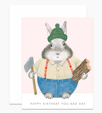 Bad Axe Birthday Card