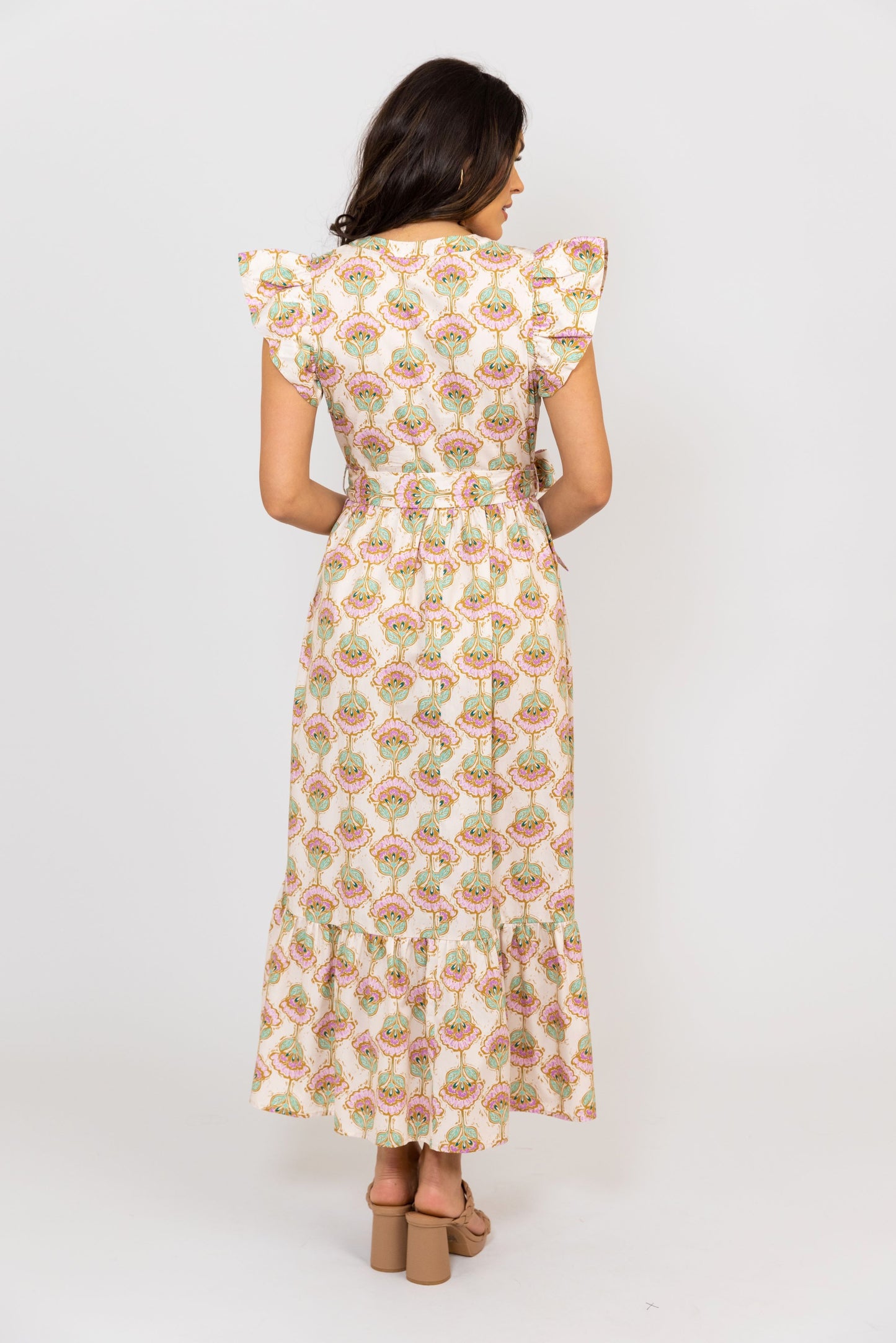Lav Paris Floral Maxi Dress