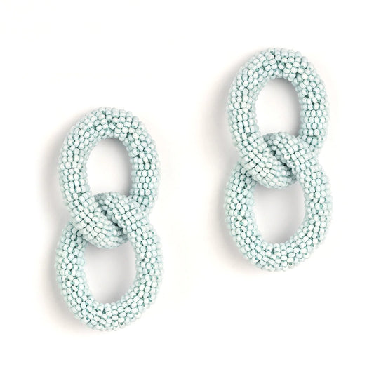 Deepa Gurnani Loulou Earrings in Baby Blue