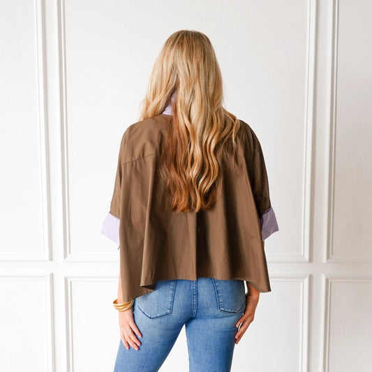 Abby Top - Forest & Lavender