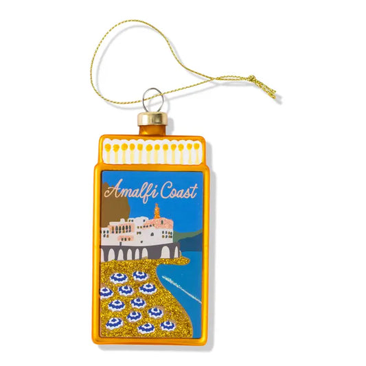 Amalfi Coast Matchbook Ornament