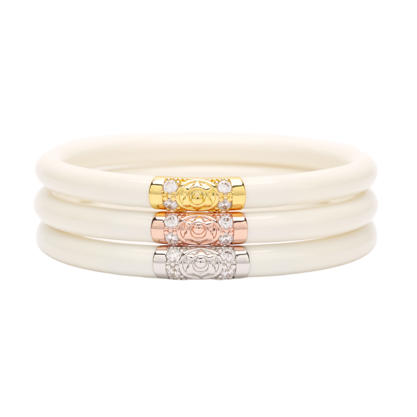 Budha Girls Three Kings Ivory Bracelet Set