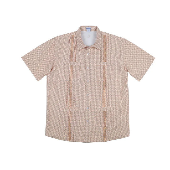 Men's Burnt Orange Guayabera