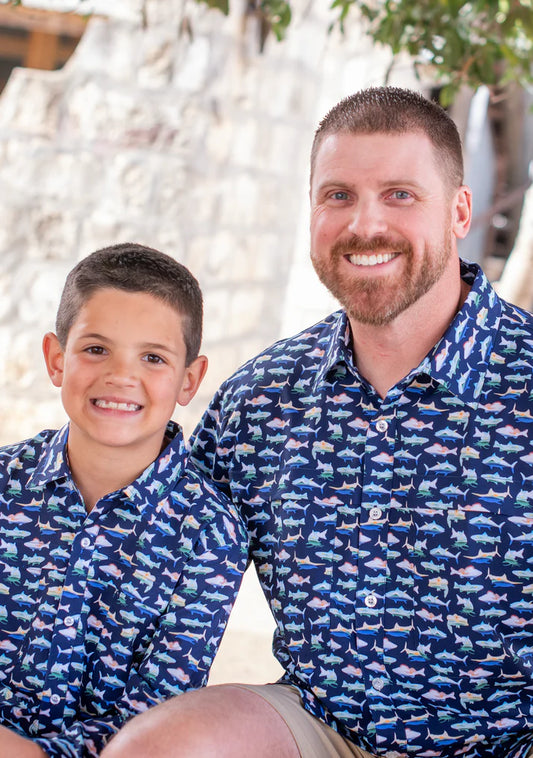 Boys Catch of the Day Long Sleeve Shirt