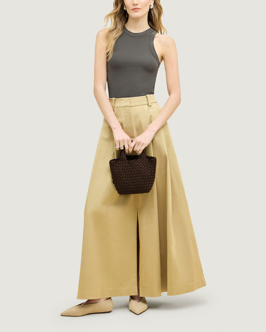 Chocolate St.Barths Petit Tote model 2
