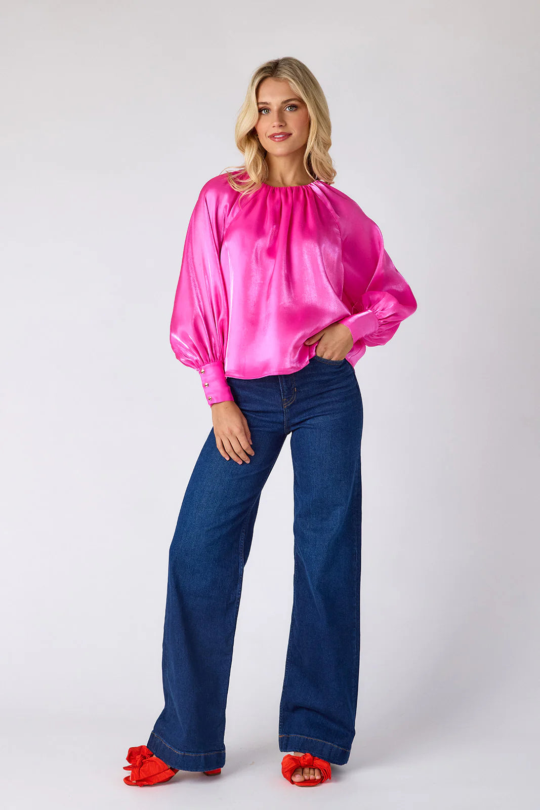 Elizabeth Blouse - Mollie Pink