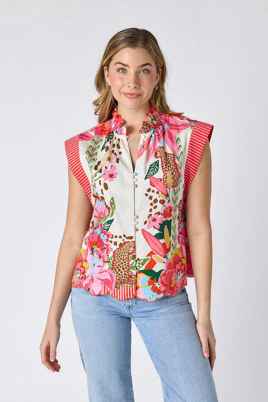 Fritzy Top - Wild Lily