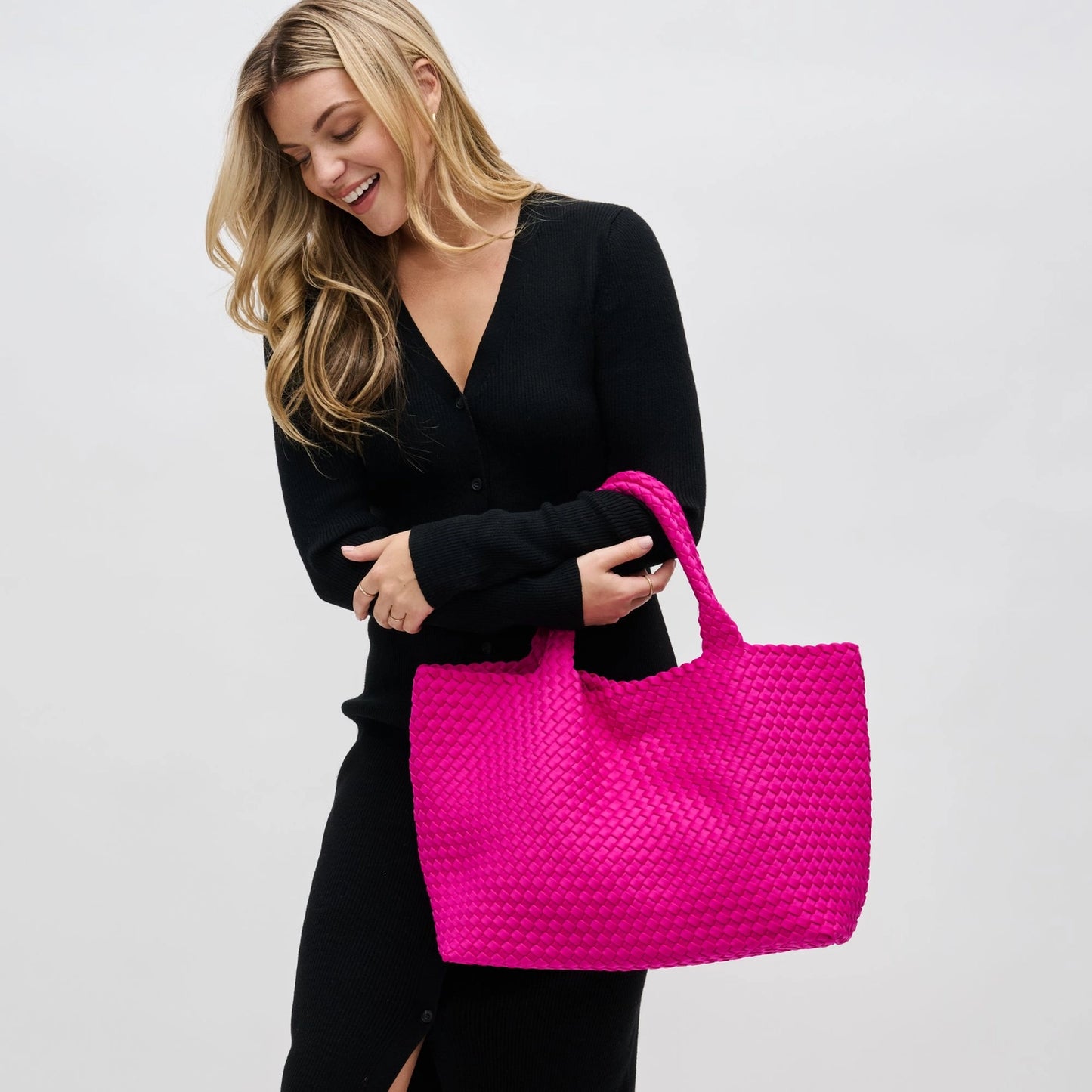Large Woven Neoprene Tote