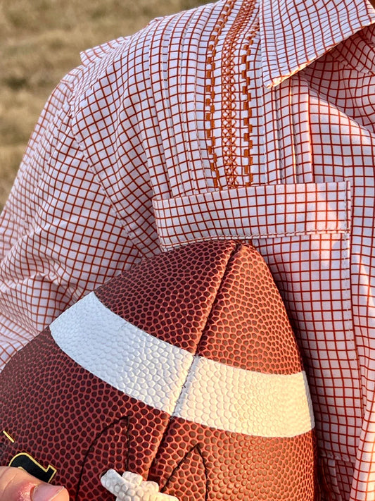 Boys Burnt Orange Guayabera