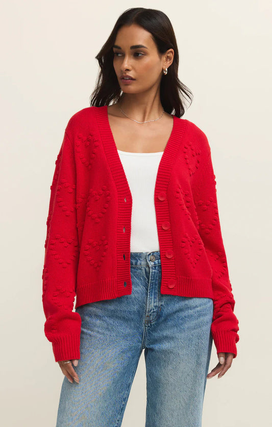 All Yours Cardigan - Red