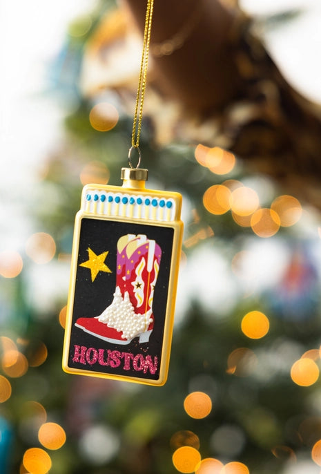 Houston Matchbook Ornament
