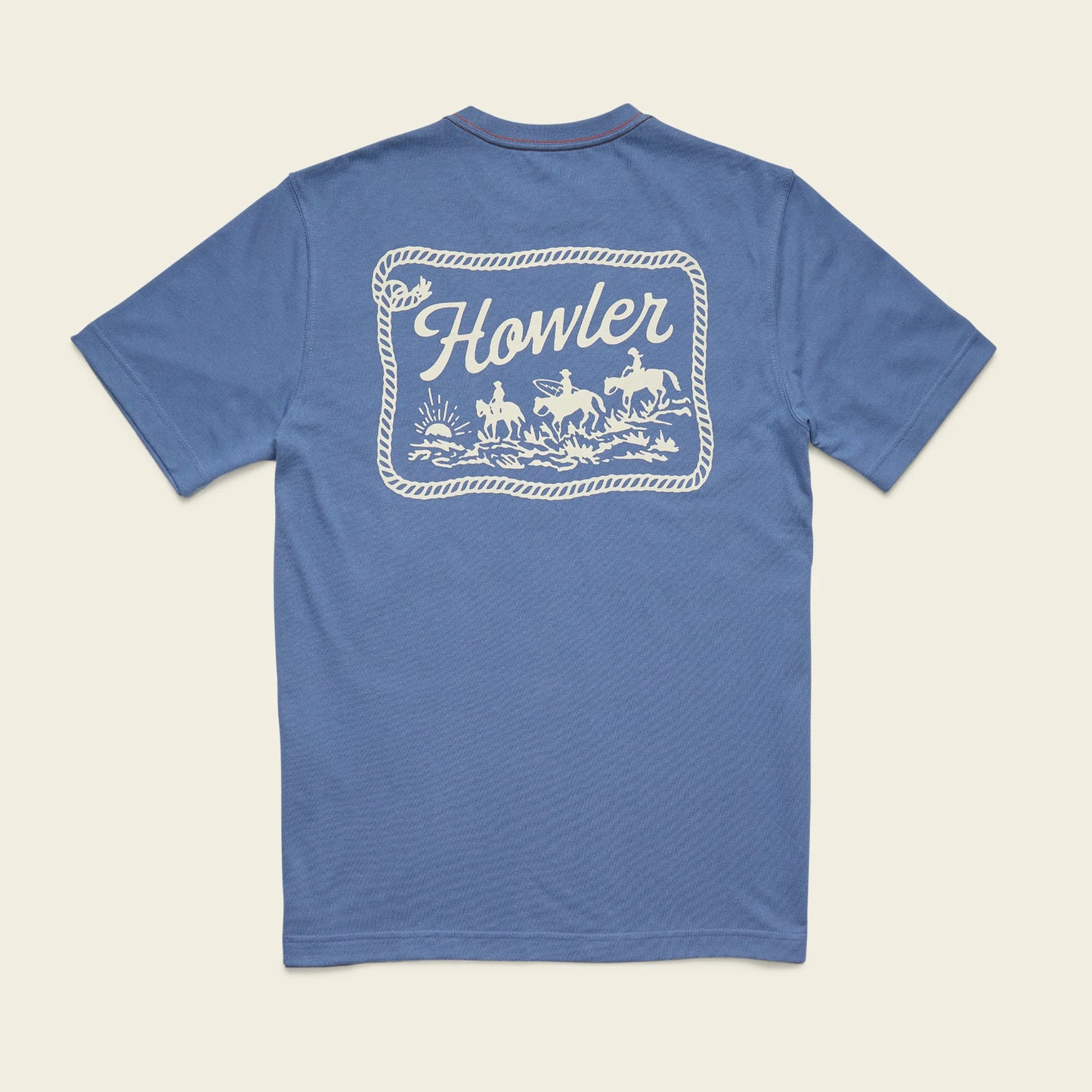 Howler Posse Tee - Blue Horizon