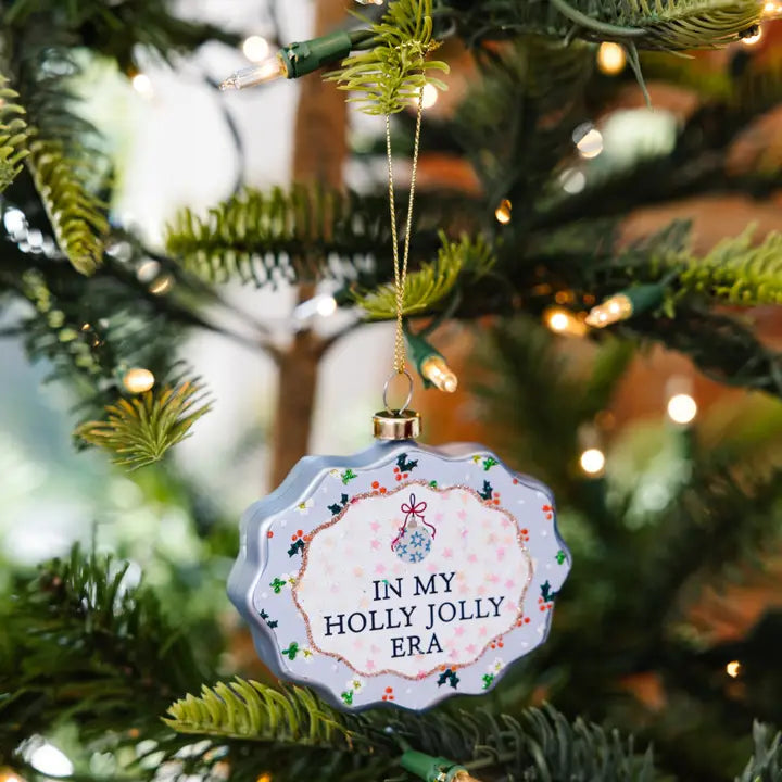 Holly Jolly Era Ornament