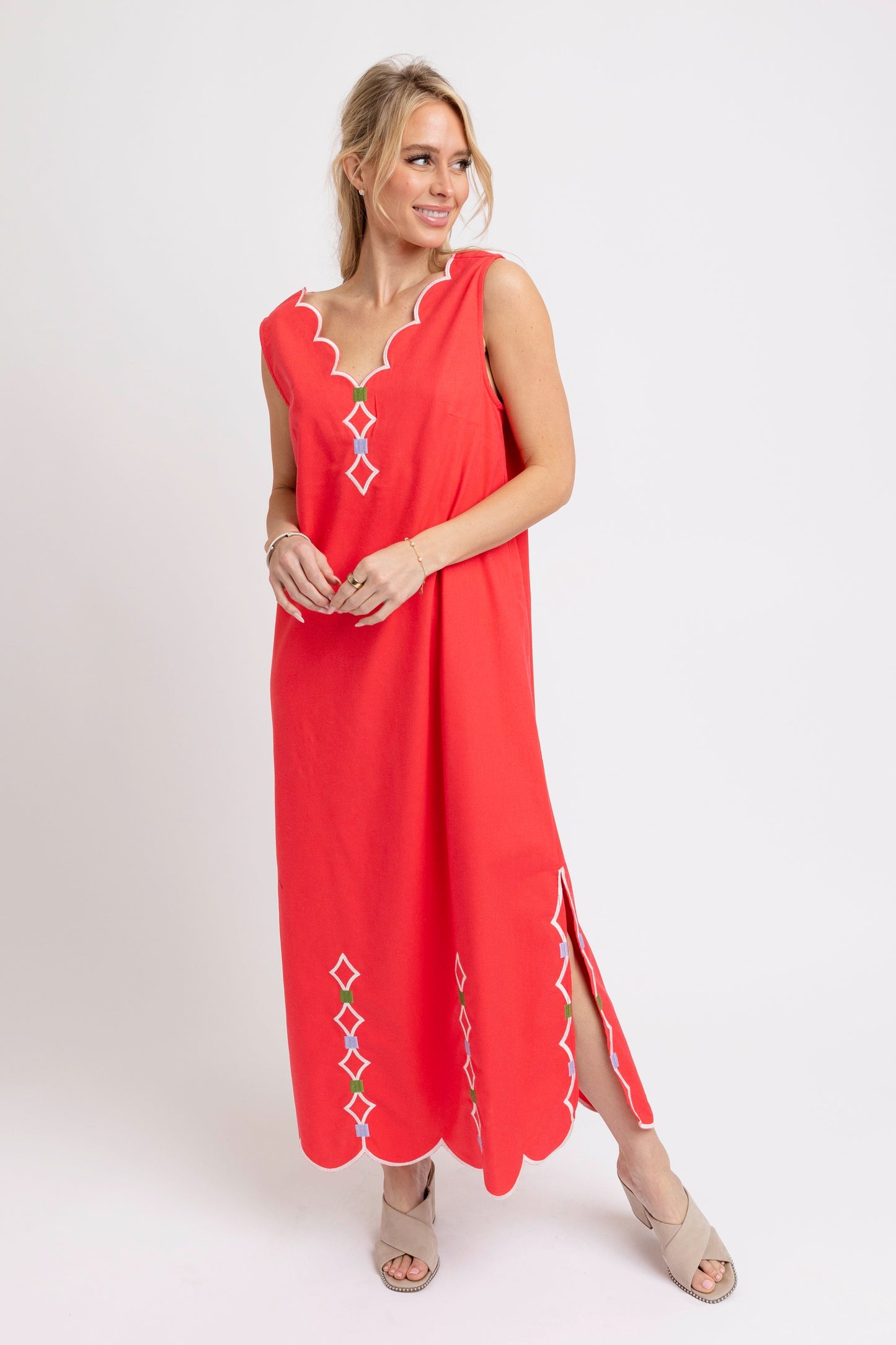 Coral Scallop Maxi