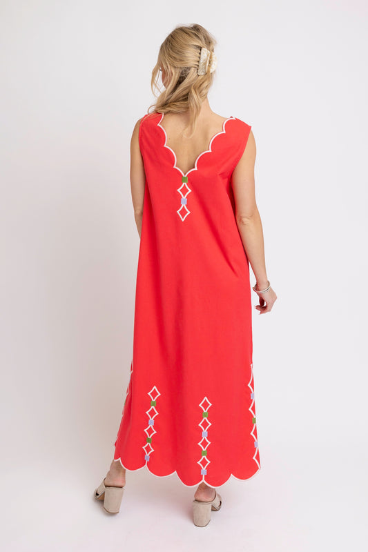 Coral Scallop Maxi