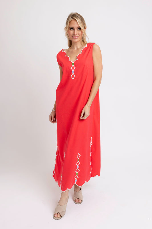 Coral Scallop Maxi