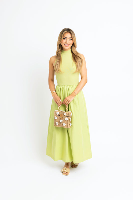 Citrine Mock Maxi Dress