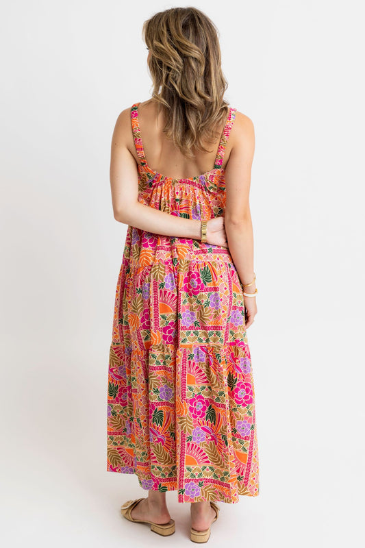 Karlie Toucan Scarf Maxi Dress