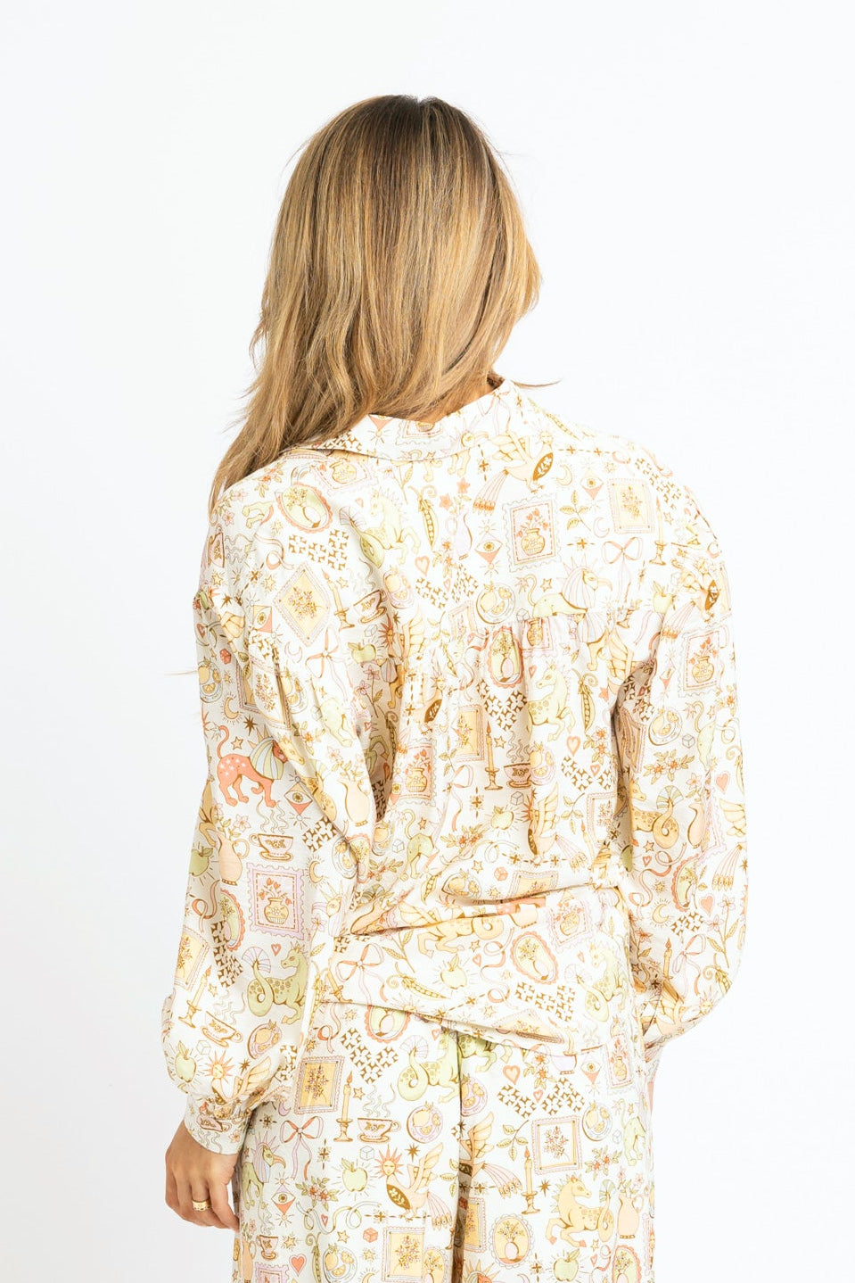 Karlie Magical Storybook Button Up back view