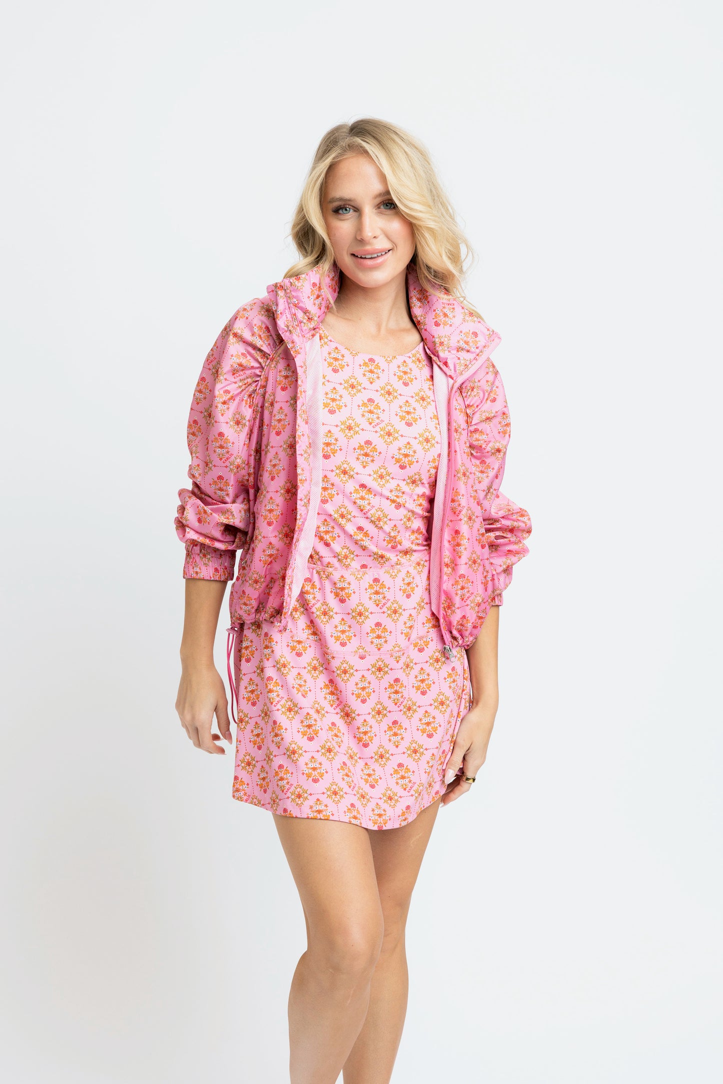 Karlie Pink Floral London Weekend Jacket