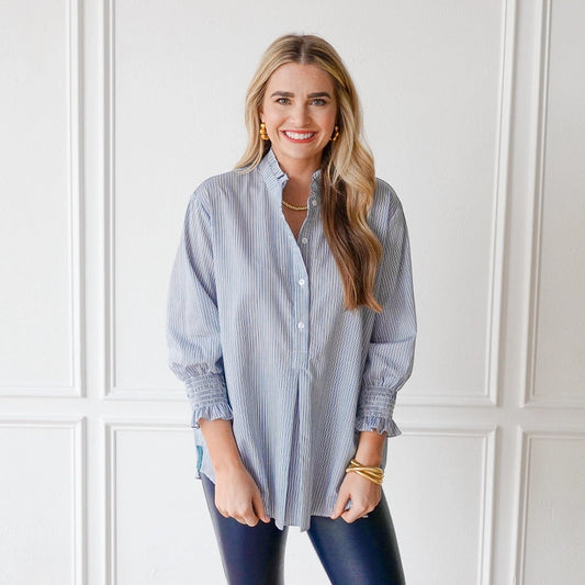 Kimberly Top - Forest Stripe