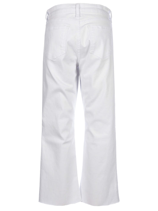 Kelsey Ankle Flare - Optic White