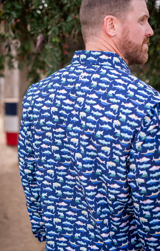 Men's Catch of the Day Long Sleeve Shirt