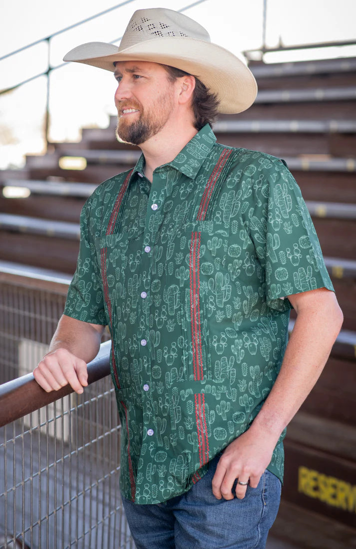 Men's Feliz Navidad Guayabera