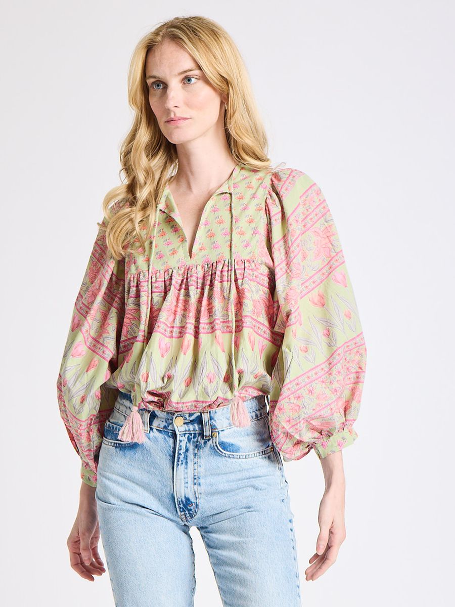 Tulip Print Charlie Top