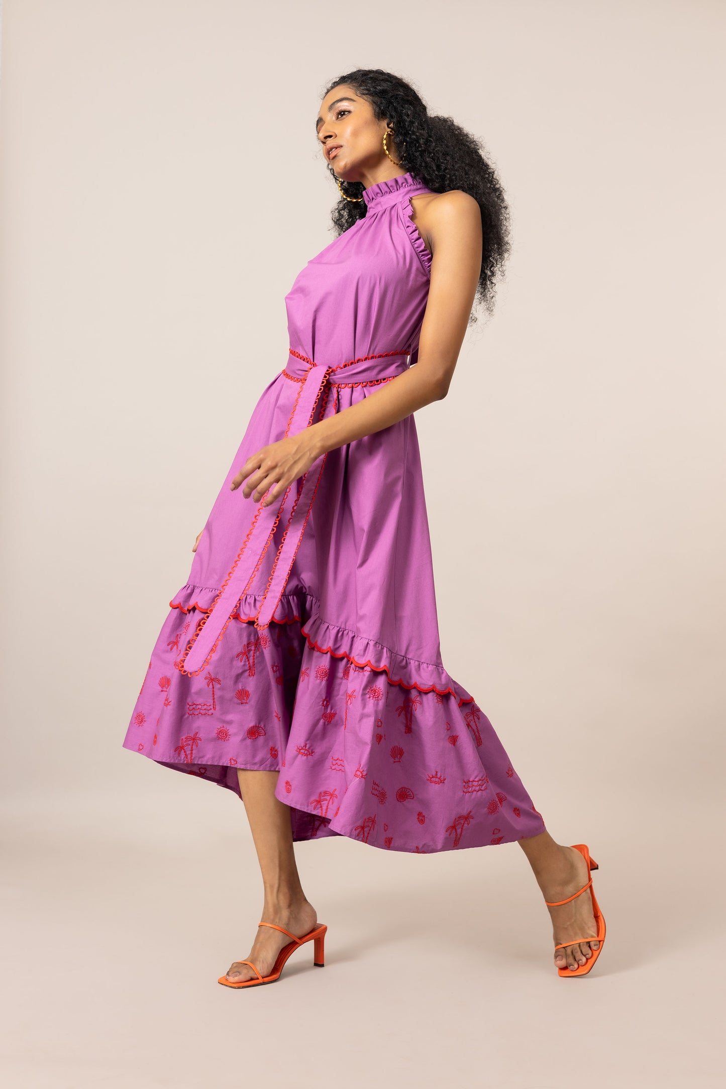 Celine Dress - Mulberry