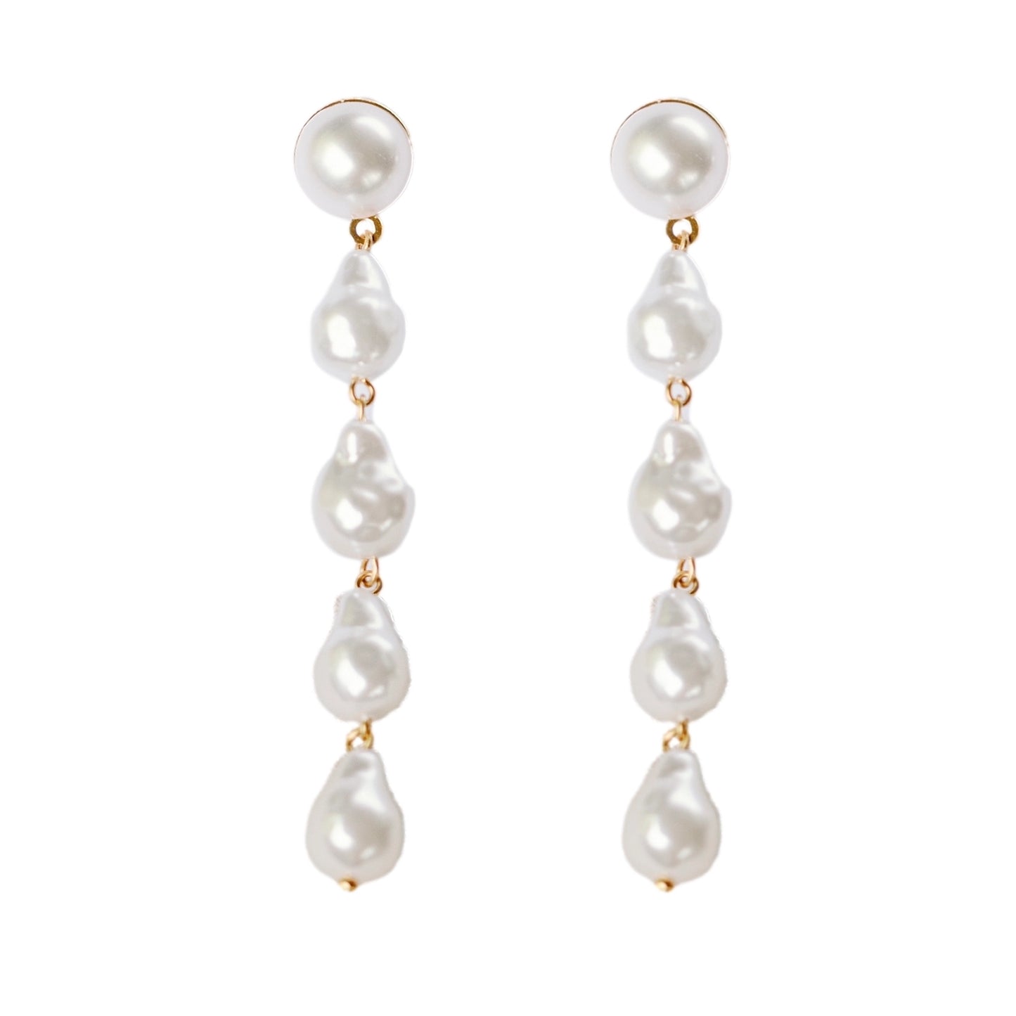 Pearl Statement Drop Earring