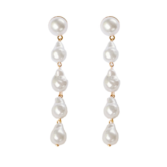 Pearl Statement Drop Earring