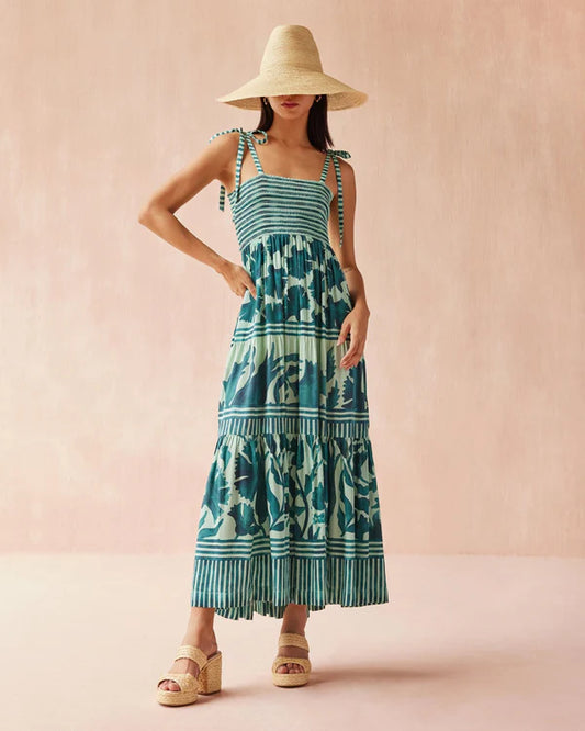 Omika Delfina Montego Lana Maxi Dress 
