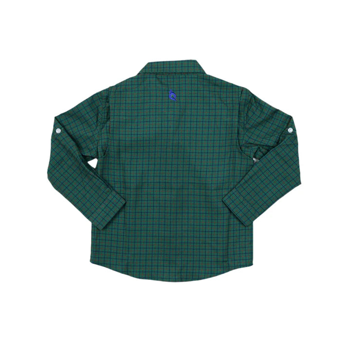 Boys Tattersall Long Sleeve Shirt