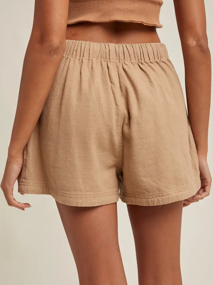 Mocha Twill Shorts