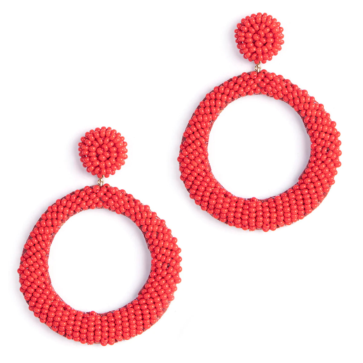 Deepa Gurnani Asta Earrings in red