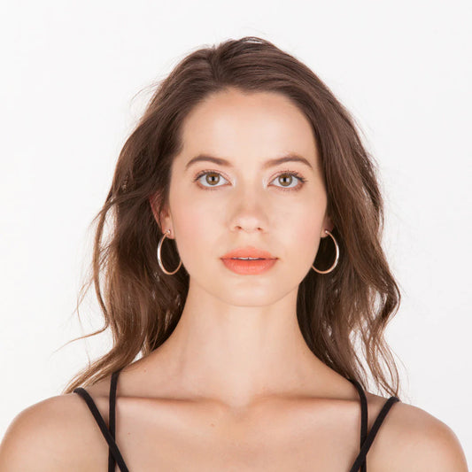 Sheila Fajl Everybodys Favorite Silver 1.5 inch Hoop Earring