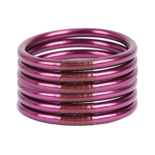 Budha Girl Amethyst Bangle Bracelets