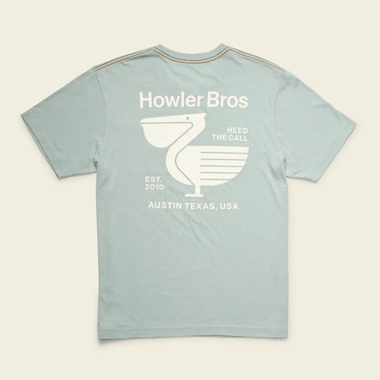 Pelican Postage Tee - Grey
