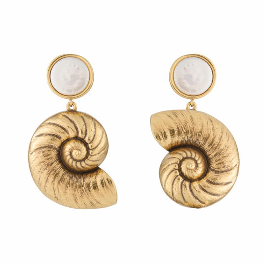 Joanna Shell Drop Earring