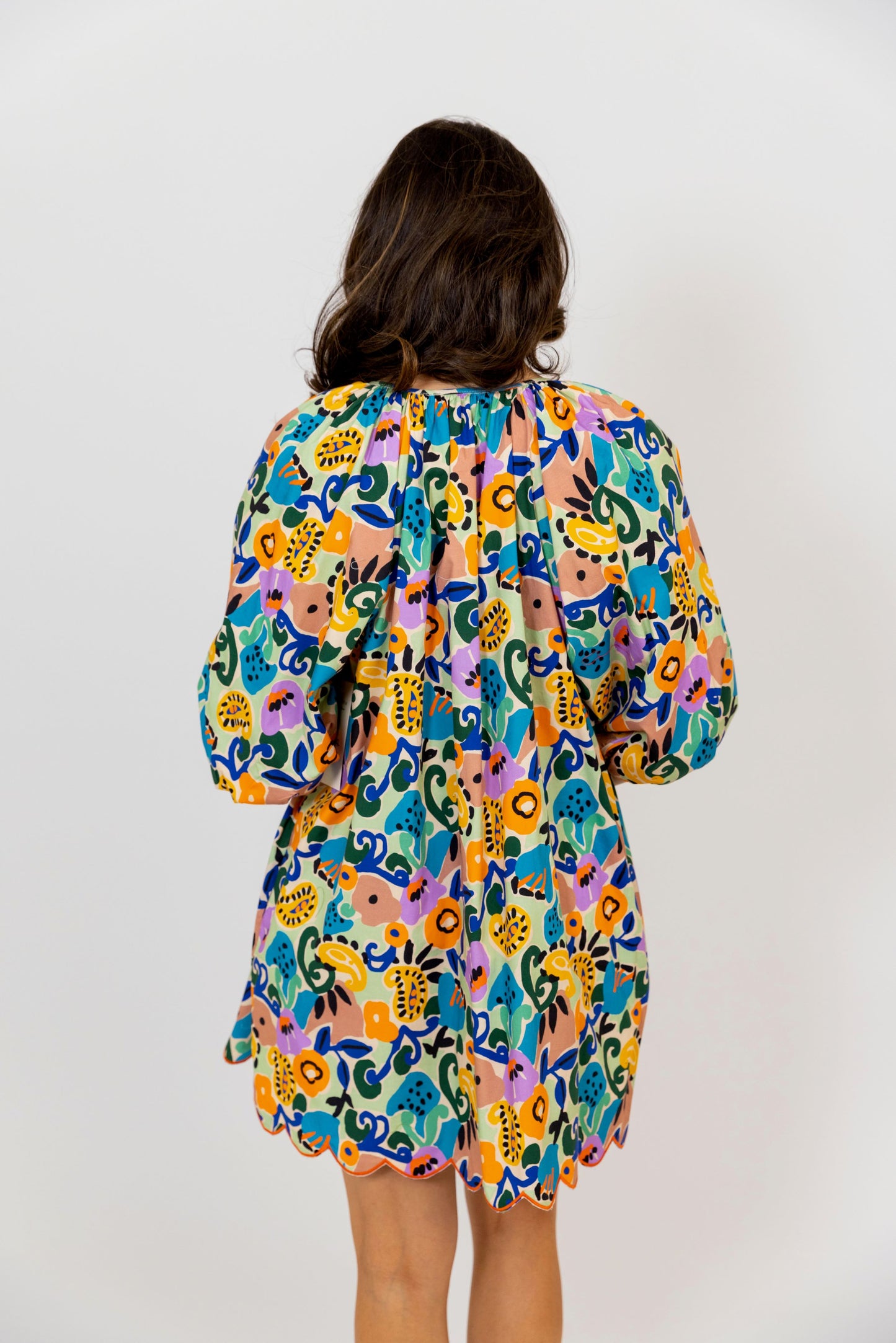 Floral Garden Swing Dress